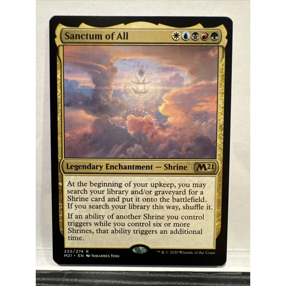 Sanctum of All Magic The Gathering Core Set 2021 M21 Rare Shrine 225 Regular
